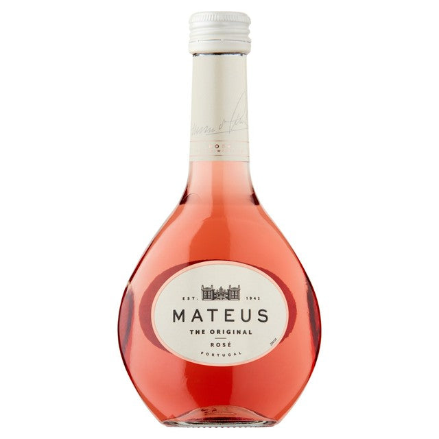 Mateus Rosé sparkling wine 187ml, imported from the UK