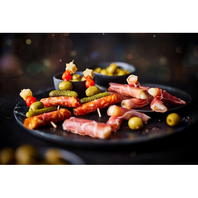 M&S Chorizo & Gouda Tapas Bites 90g, imported from the UK