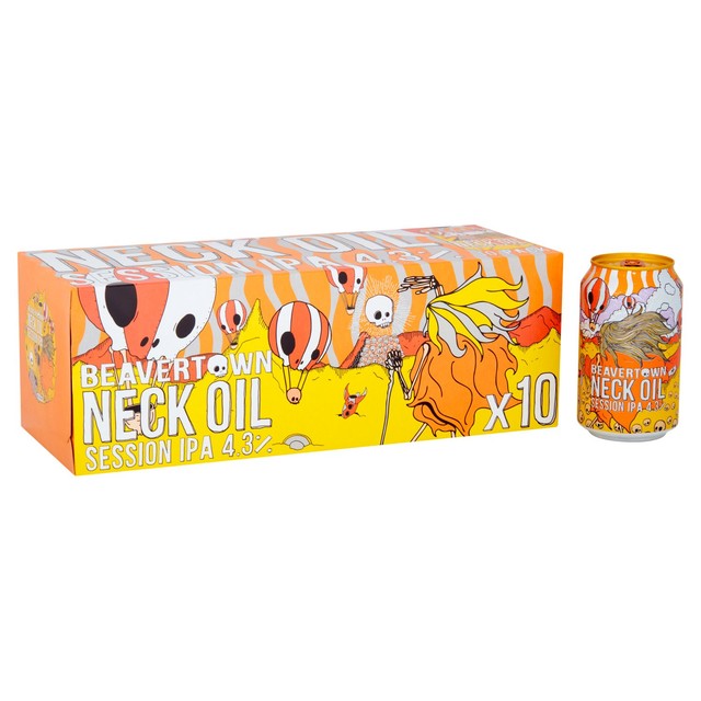 Beavertown Neck Oil Session IPA beer 10 x 330ml - British product