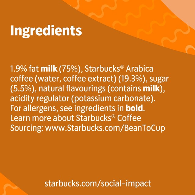 Starbucks Frappuccino Caramel Iced Coffee 4 x 250ml (British brand)