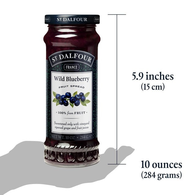 St Dalfour blueberry fruit spread 284g (British brand)