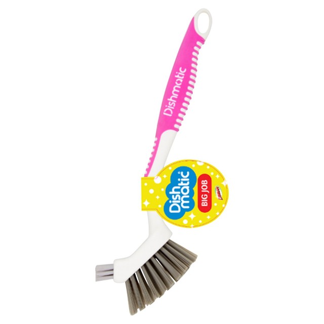 Dishmatic Big Job dish brush with anti-bacterial protection - British product