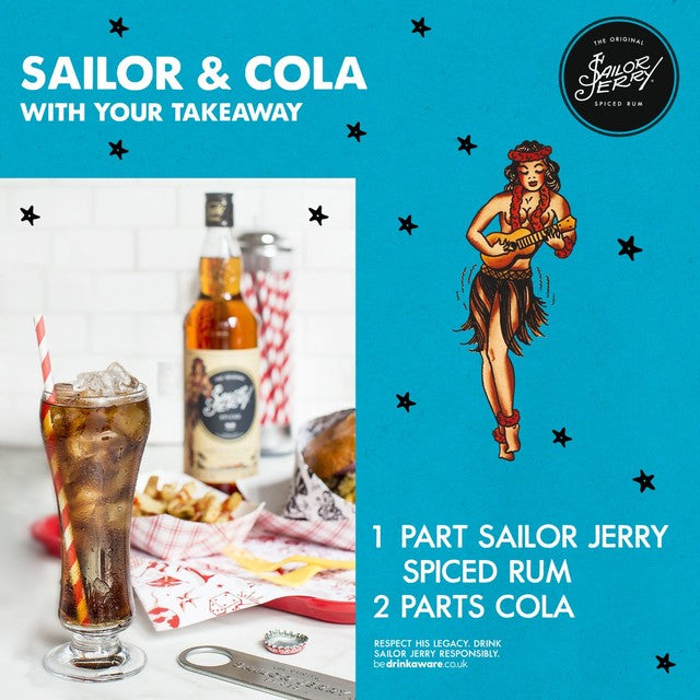 Sailor Jerry spiced rum 70cl (British brand)