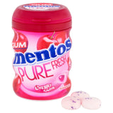 Mentos Pure Fresh Cherry sugar free chewing gum 70g, imported from the UK