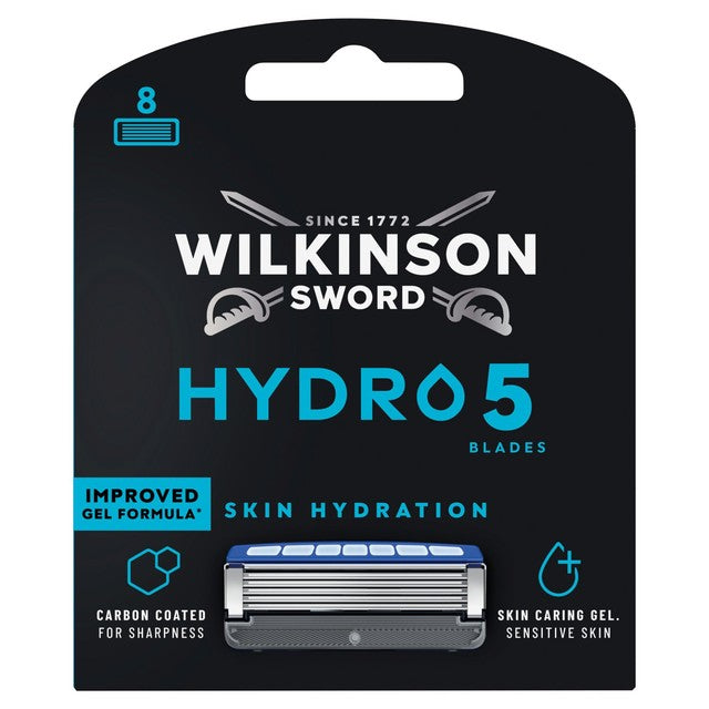 Wilkinson Sword Hydro 5 men's razor blades 8 pack (British brand)