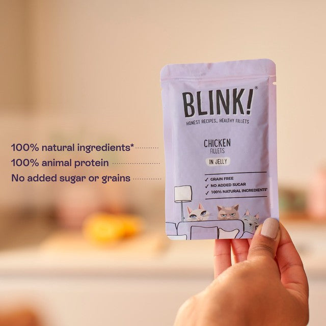 Blink Farm Fillet Selection in Jelly wet cat food multipack 680g - British product
