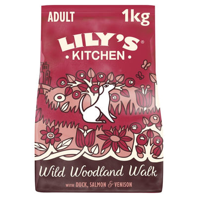 Lily's Kitchen Wild Woodland Walk Duck Salmon & Venison Adult Dry Dog Food 1kg