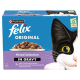 Felix wet cat food Original Mixed Selection in Gravy 12x85g - British product