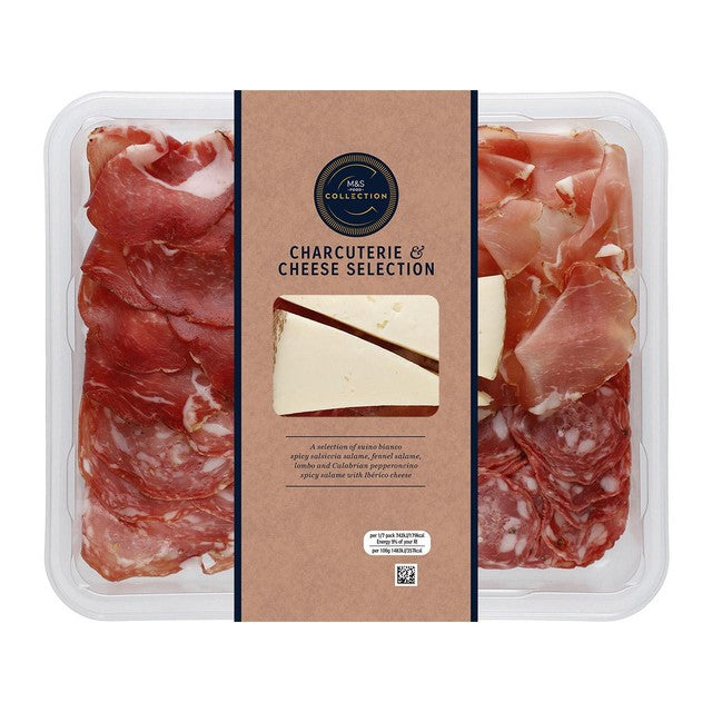 M&S meat and cheese platter 350g, imported from the UK