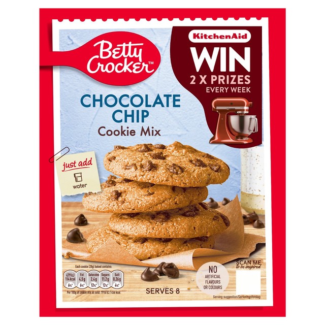 Betty Crocker chocolate chip cookie mix 200g - British product