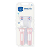 MAM baby toothbrush double pack with safety shield, imported from the UK