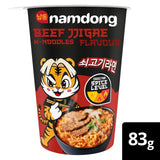 Namdong Beef Jjigae noodle pot 83g, imported from the UK
