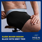 TENA men's black incontinence boxers size medium (British brand)