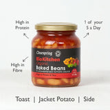Clearspring baked beans in unsweetened tomato sauce 350g - British product