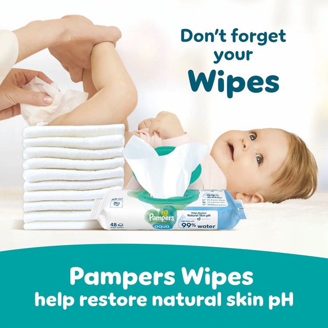 Pampers Baby-Dry Nappies Size 8 (17kg+) Essential Pack (British brand)