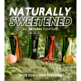 GREEN COLA Sour Cherry sugar-free cola 4 x 330ml cans, UK version