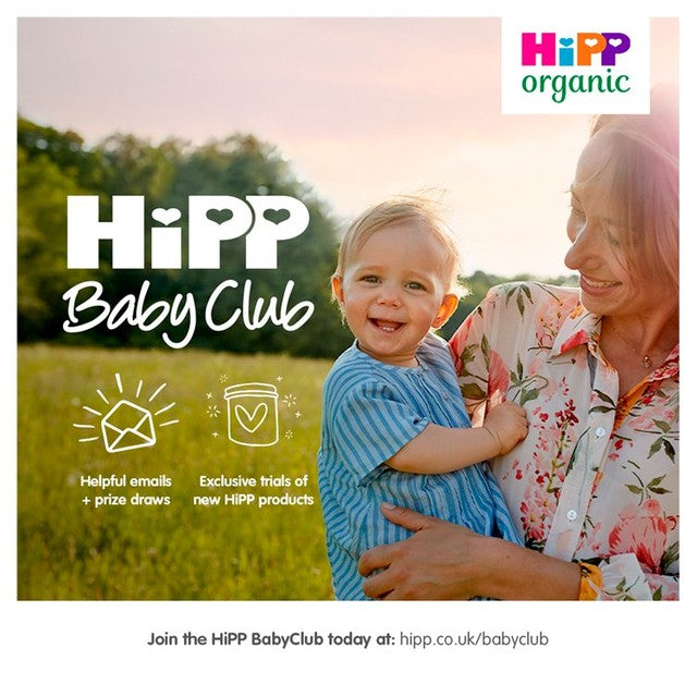 HiPP Organic apple and pear baby food jar 125g - British product