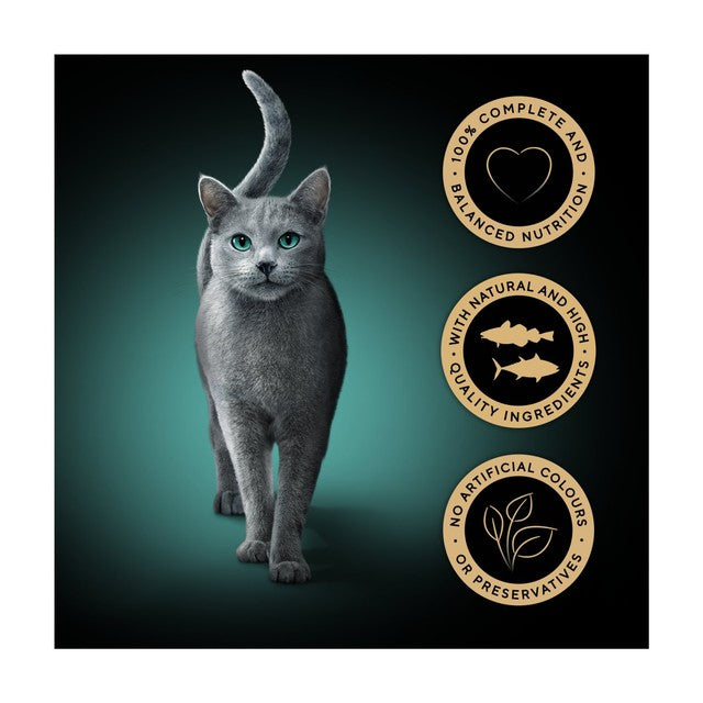 Sheba Fresh & Fine Cat Pouches with Tuna & Cod & Whitefish in Gravy