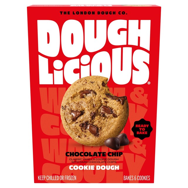 Doughlicious chocolate chip cookie dough 204g - British product