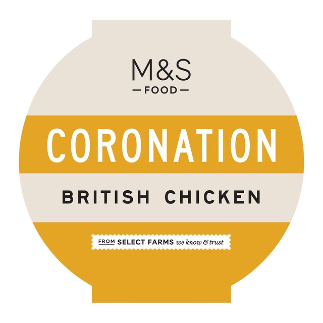 M&S Coronation Chicken salad 180g, imported from the UK