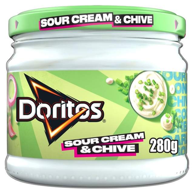 Doritos Sour Cream & Chive Dip 280g - British product