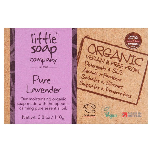 Little Soap Company lavender bar soap 110g, UK version