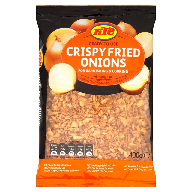 KTC crispy fried onions 400g - British product