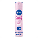 Nivea anti-perspirant deodorant spray Pearl & Beauty 150ml, imported from the UK