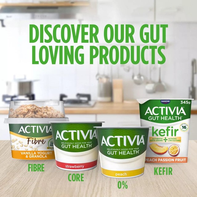 Activia cherry fat free no added sugar yogurt 4 x 115g - British product