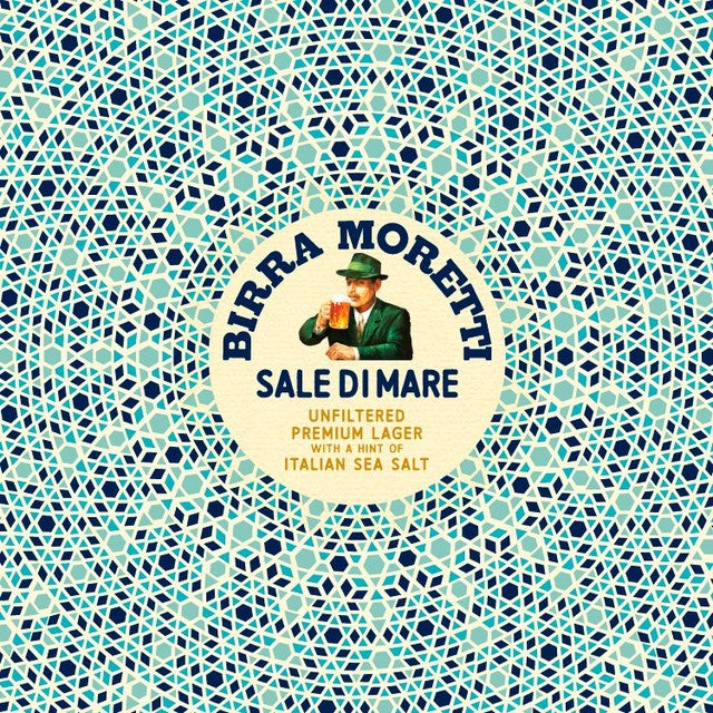 Birra Moretti Sale Di Mare Unfiltered Lager Beer Bottle