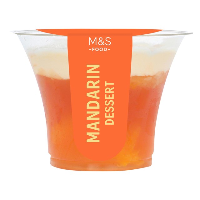 M&S Mandarin Dessert 150g, imported from the UK