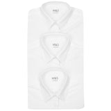 M&S Girls Easy Iron Blouse white 6-7 years, imported from the UK