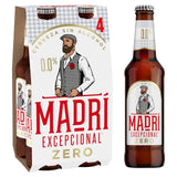 Madri Excepcional 0.0% alcohol-free lager beer 4 x 330ml, imported from the UK