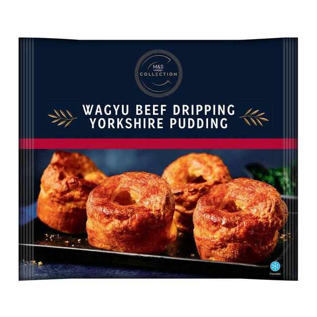 M&S wagyu beef dripping Yorkshire puddings 360g, imported from the UK