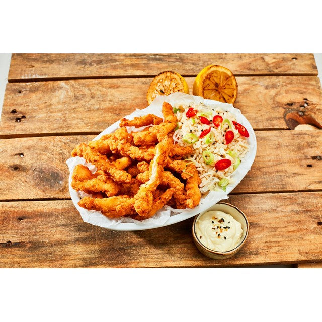American Ranch salt and chilli shredded chicken 400g - British product