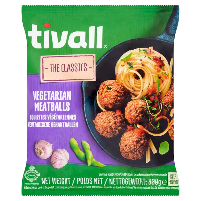 Tivall vegetarian meatballs 300g (British brand)
