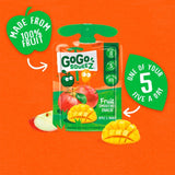 GoGo squeeZ apple and mango fruit smoothie snack 4x90g, UK version