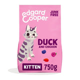 Edgard & Cooper kitten dry cat food duck and chicken 750g - British product