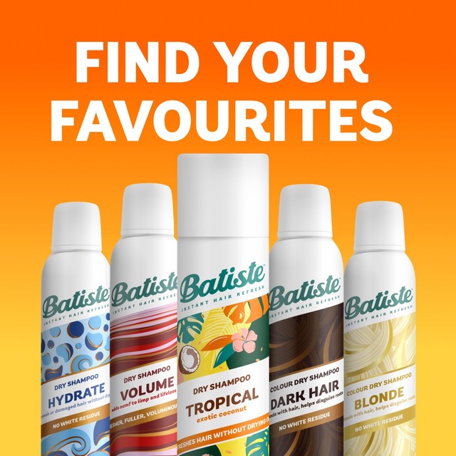 Batiste Tropical dry shampoo 350ml - British product