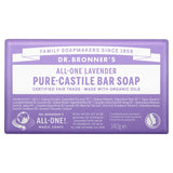 Dr Bronner Lavender Organic Soap Bar 140g - British product