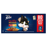 Felix Doubly Delicious wet cat food 80x85g - British product