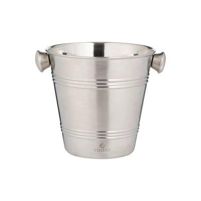 Viners Barware Silver Single Wall Ice Bucket 1 Litre