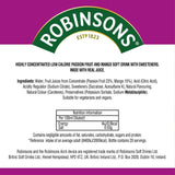Robinsons passion fruit mango squash 66ml, imported from the UK