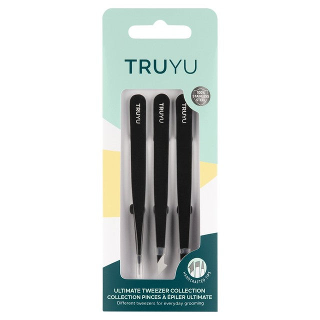 Truyu Tweezer Triple Set hair removal tweezers (British brand)