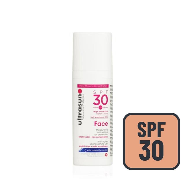 Ultrasun SPF 30 face sunscreen 50ml (British brand)