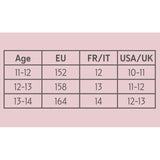 Selenacare period knickers sporty black teens size 13-14 years (British brand)