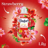 Comfort fabric conditioner strawberry and lily 30 washes - British product