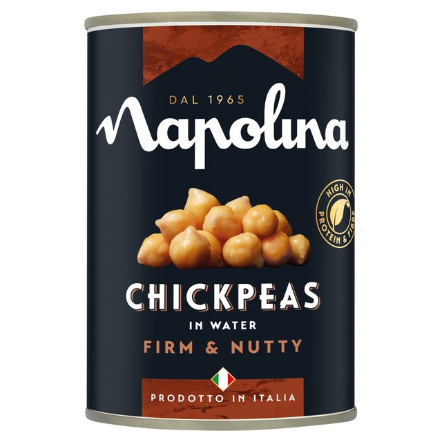 Napolina chick peas in water 400g, imported from the UK