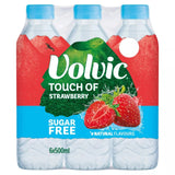 Volvic strawberry flavoured water 6 x 500ml multipack (British brand)