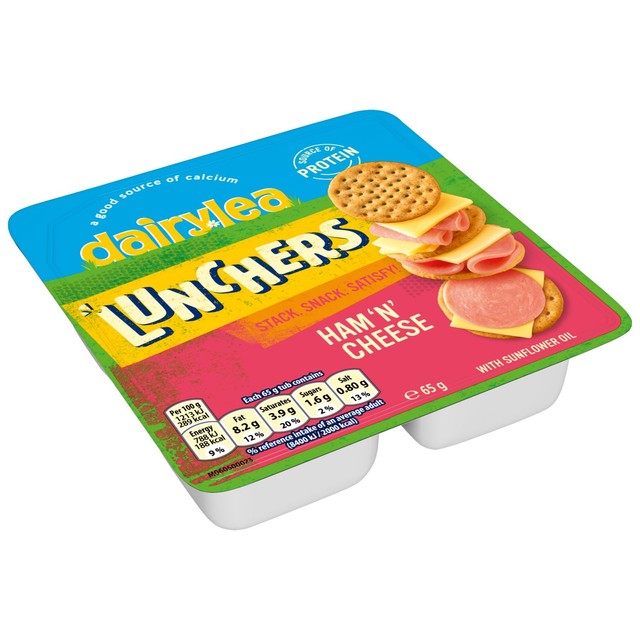 Dairylea ham and cheese snack pack 65g - British product